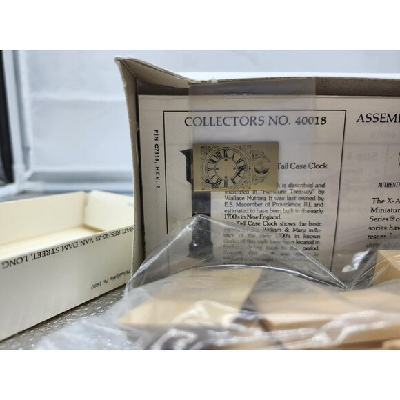 The House Of Miniatures William & Mary Tall Case Clock Model Kit No. 40018 - Picture 3 of 12